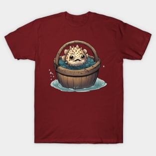 pufferfish stuck in the basket T-Shirt